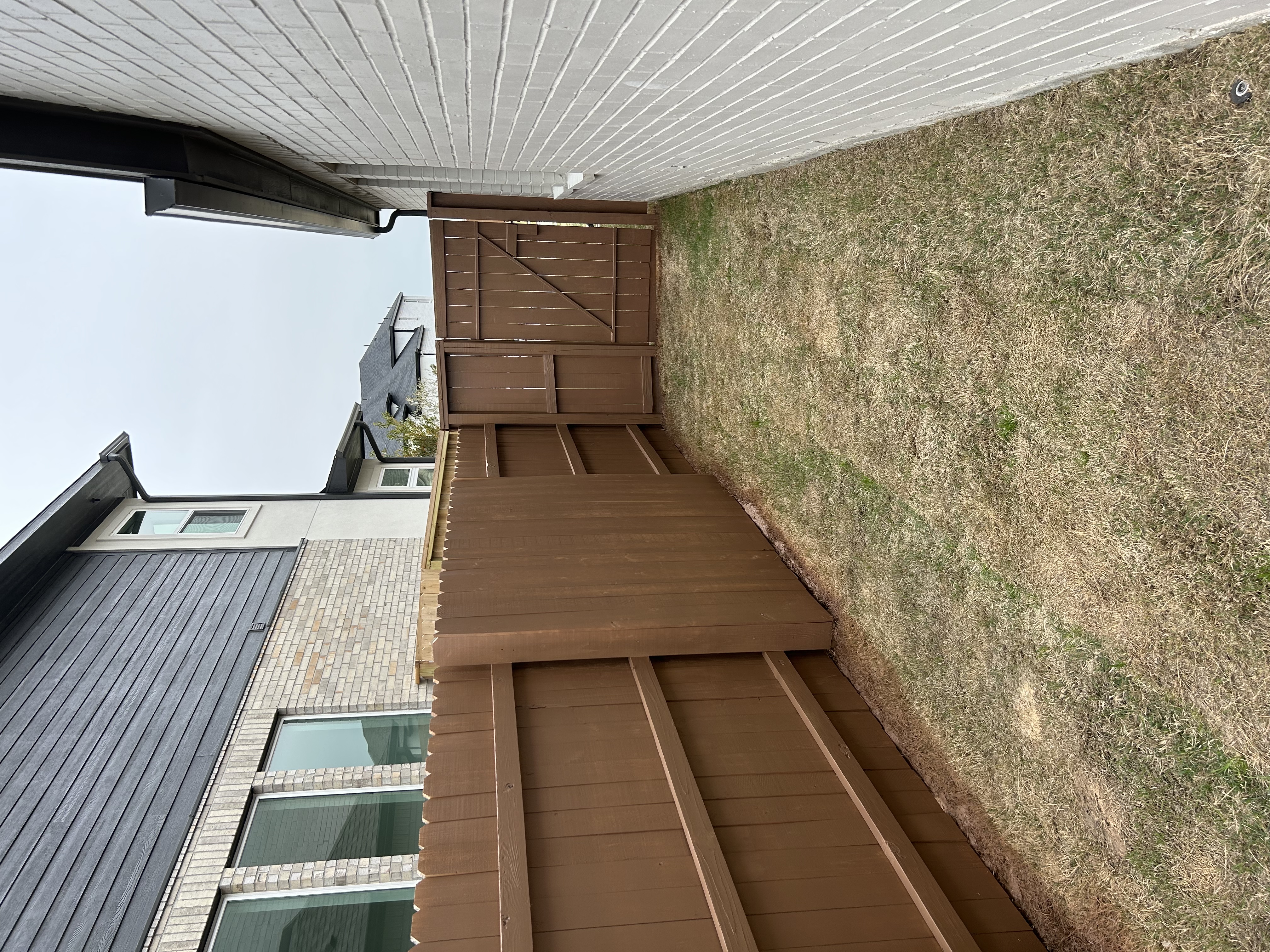 Fence staining